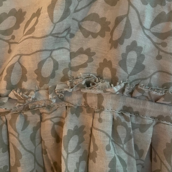 HOSS 100% silk Mini babydoll blue-grey dress Sz 38 - Picture 5 of 9